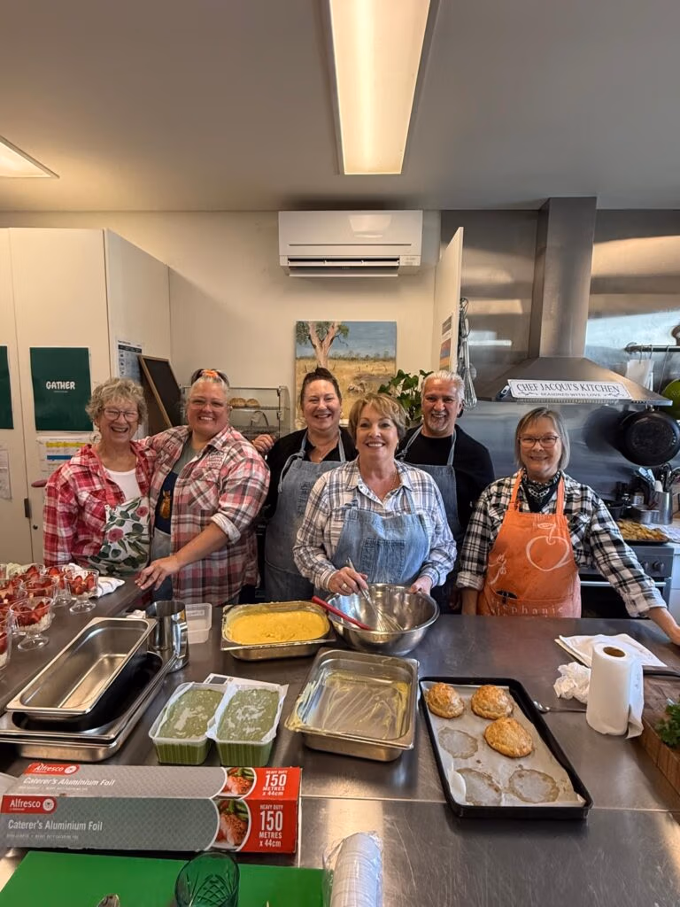 Chef Jacqui and our amazing cafe volunteers